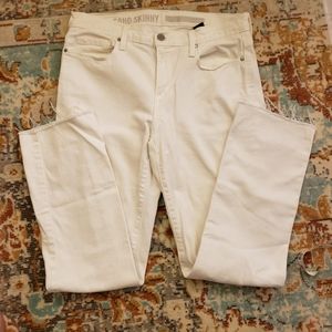 DKNY Soho Skinny White Jeans